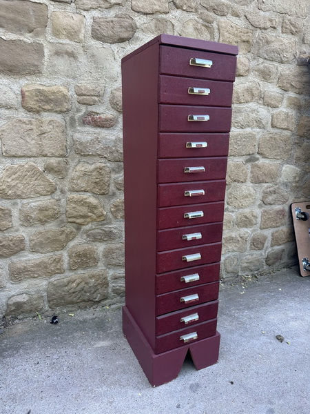 mueble cajonera archivador madera 145x33x44 1u